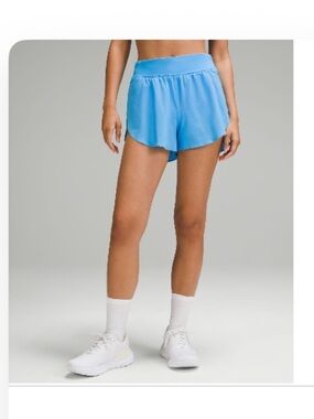 Lululemon Fast & Free High-Rise Classic-Fit Women’s Shorts — Kayak Blue Light